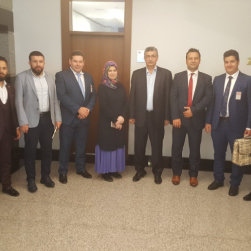 Yetimleri Koruma Federasyonu Ankara'daki Türk devlet kurumlarına resmi ziyarette bulundu