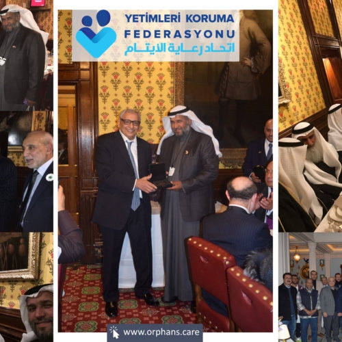İngiliz Lordlar Kamarası Yetim Bakım Birliği Genel Sekreteri Salah Ahmad Al-Jarallah'ı onurlandırdı