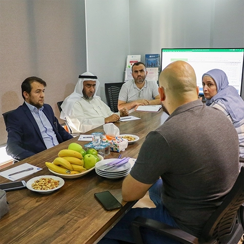 The Kuwaiti Al-Hikmah Association visits the Federation's office in Istanbul