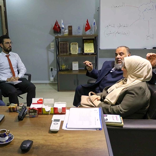 Dr. Muhammad Mustafa, Dean of the College of Islamic Psychology, visits the OCF