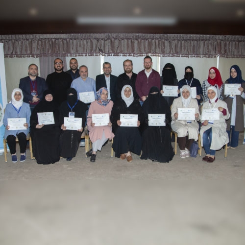 50 beneficiaries participate in the program Preparation and rehabilitation of the worker and field supervisor with orphans and their families