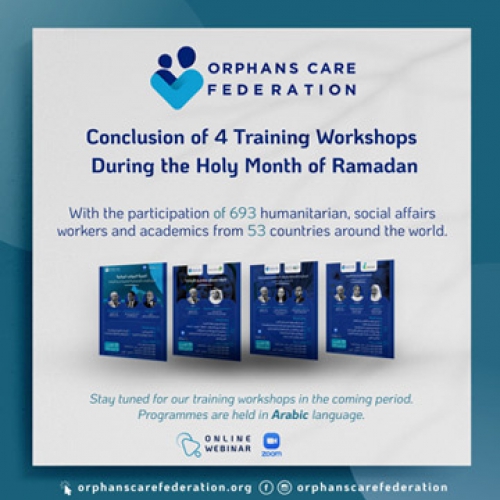 The conclusion of 4 Training Workshops During the Holy Month of Ramadan