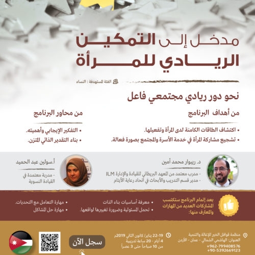The Introduction to Women’s Entrepreneurial Empowerment Program Launches at the Beginning of the New Year