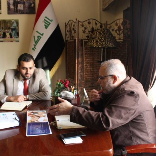 سلسلة زيارات رسمية ضمن الجولة الميدانية إلى منظمات العمل الإنسانية.العراق