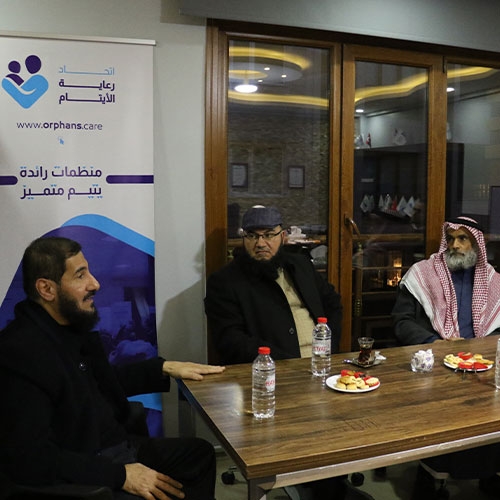 A visit from the Association for the Revival of Islamic Heritage, and the Association for Endowment Studies and Development